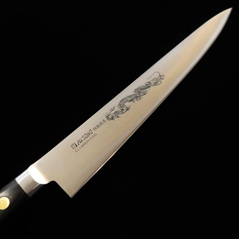 Misono MISONO serie acero EU, sujihiki con grabado (240/300 mm)