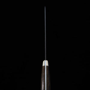 Miura MIURA Sujihiki Acier Bleu Super, martelé, finition noire, manche brun foncé (240 mm)