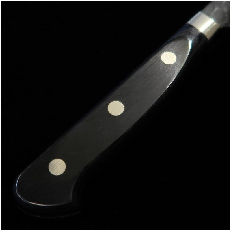 MIURA Sujihiki Aogami Super steel Hammered Black Plywood Handle (240mm) 