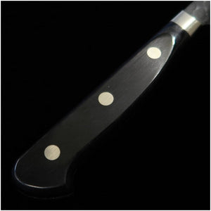 MIURA Sujihiki Aogami Super steel Hammered Black Plywood Handle (240mm) 