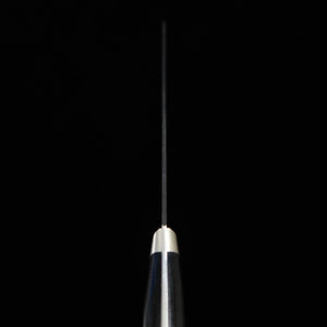 MIURA Sujihiki Aogami Super steel Hammered Black Plywood Handle (240mm) 