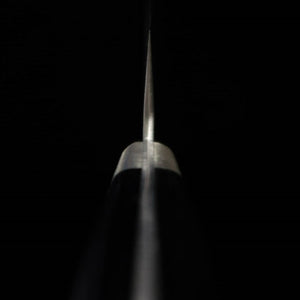 MIURA Sujihiki Aogami Super steel Hammered Black Plywood Handle (240mm) 