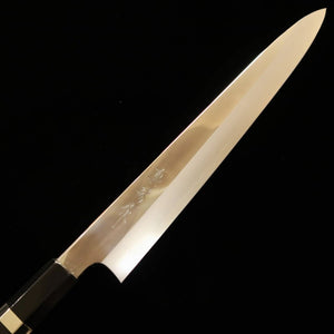 Sujihiki TADOKORO Inox Ginsan acabamento espelhado cabo em ébano (270mm)