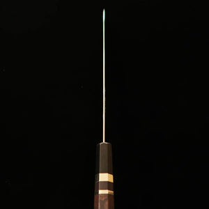 Sujihiki TADOKORO Inox Ginsan acabamento espelhado cabo em ébano (270mm)