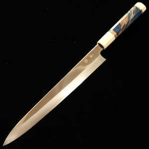 Sujihiki TADOKORO Inox Ginsan acabamento espelhado prateado madeira estabilizada  (270mm)