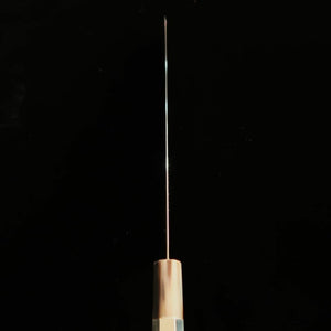 Sujihiki TADOKORO Inox Ginsan acabamento espelhado cabo de madeira estabilizada (240mm) 