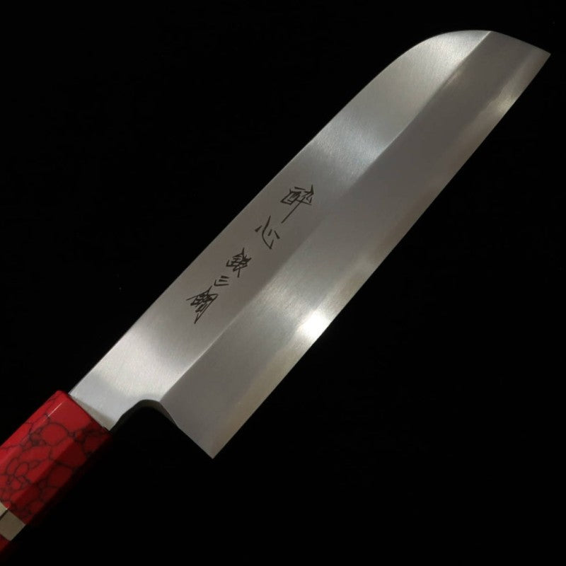 Kamagata Usuba SUISIN Inox Ginsan com Cabo Customizado (210mm)
