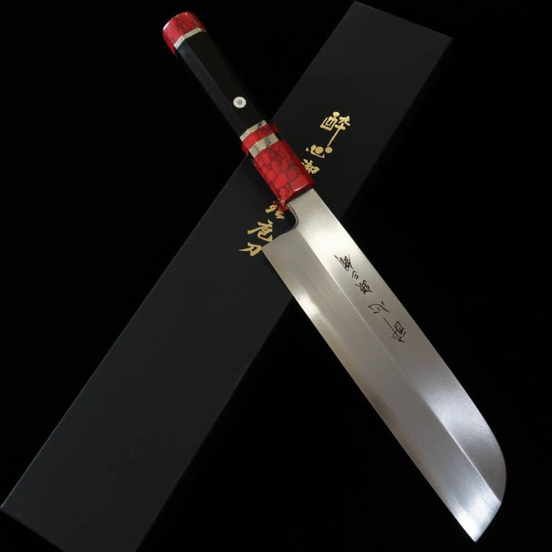 Kamagata Usuba SUISIN Inox Ginsan com Cabo Customizado (210mm)