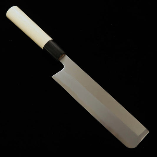 三浦MIURA 薄刃 白紙二号 霞仕上げ 朴柄 （180-210mm）