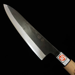 Gyuto IKENAMI HAMONO Shirogami nº 1 com cabo de cerejeira (130-180mm)