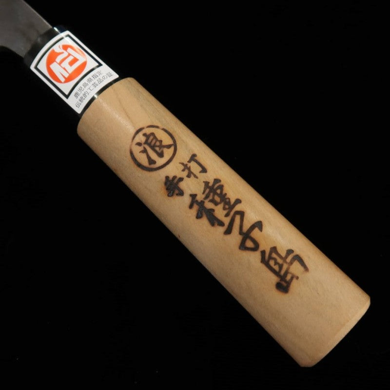 Ikenami Hamono IKENAMI HAMONO Shirogami nº1 con alma inoxidable, mango de sakura, cuchillo multiusos (130-180 mm)