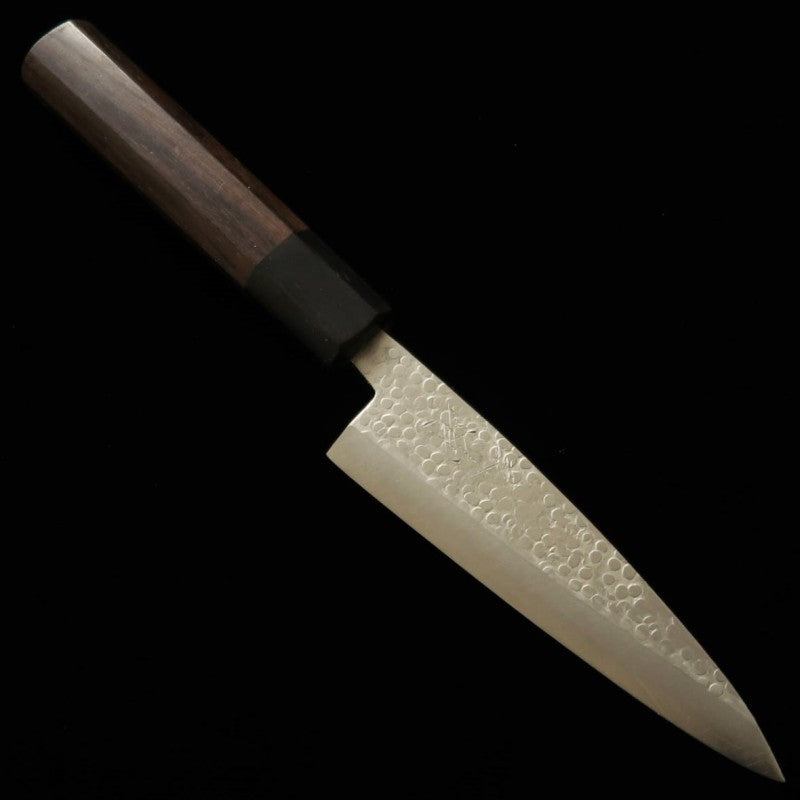 MIURA Gin-san No.3 Couteau utilitaire à simple tranchant, manche octogonal en palissandre (120 mm)