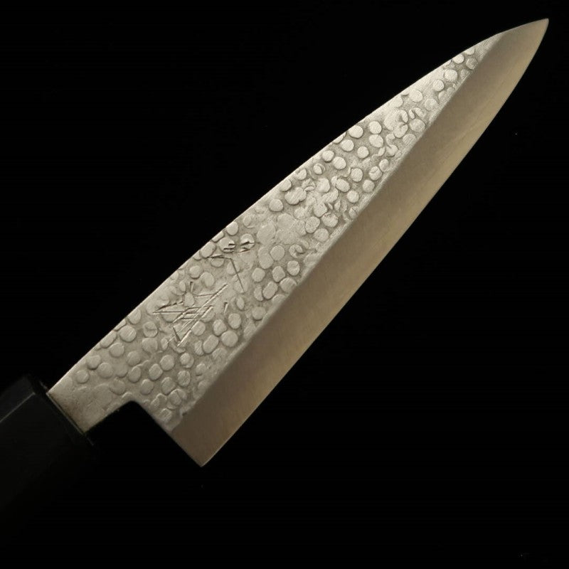 MIURA Gin-san No.3 Couteau utilitaire à simple tranchant, manche octogonal en palissandre (120 mm)