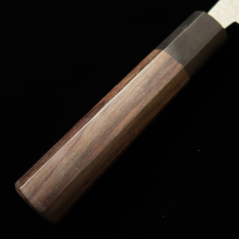 MIURA Gin-san No.3 Couteau utilitaire à simple tranchant, manche octogonal en palissandre (120 mm)