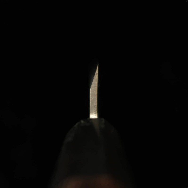 MIURA Gin-san No.3 Couteau utilitaire à simple tranchant, manche octogonal en palissandre (120 mm)