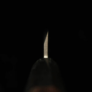 MIURA Gin-san No.3 Couteau utilitaire à simple tranchant, manche octogonal en palissandre (120 mm)