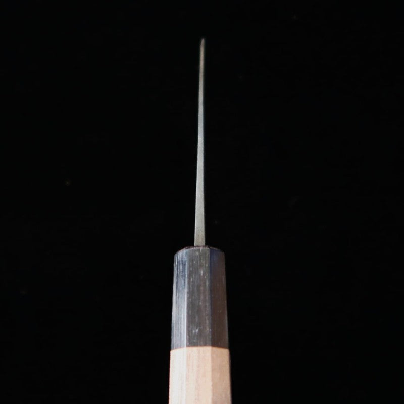 Miura MIURA Petty ancho Aogami nº2 Forja negra Mango de nogal (105 mm)