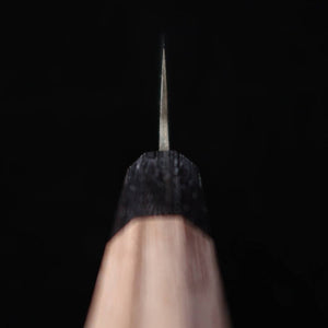 Miura MIURA Petty ancho Aogami nº2 Forja negra Mango de nogal (105 mm)