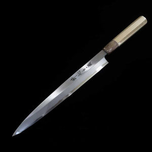 SUISIN Suisin – Yanagiba Aço Branco nº 2, para canhotos, cabo octogonal em magnólia (240–300 mm)