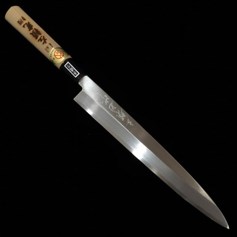 Yanagiba HIDARI YORIMITSU aço carbono  (210-300mm)