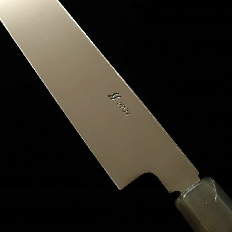 SUISIN Yanagiba INOX Honyaki Mirror-finished Ebony Octagonal Handle (270mm) 