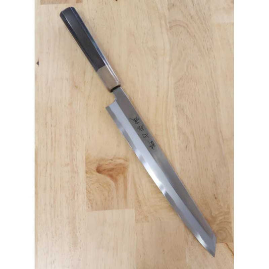 Yanagiba Kiritsuke serie Densho SUISIN com cabo de ébano (27/30mm)