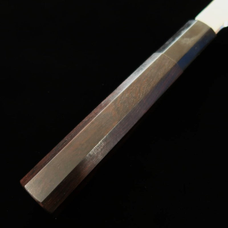 MIURA, Yanagiba, Acier Gin n°3, avec rainure pour l'écoulement du sang, Manche en ébène, Fourreau en magnolia (330 mm)