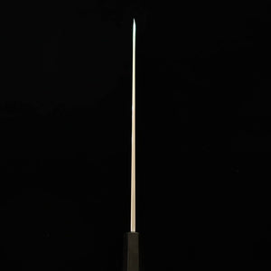 MIURA, Yanagiba, Acier Gin n°3, avec rainure pour l'écoulement du sang, Manche en ébène, Fourreau en magnolia (330 mm)