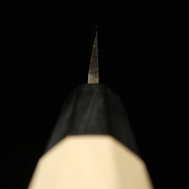 三浦 MIURA 柳刃 白紙二号 霞仕上げ 朴八角柄 (270/300mm)