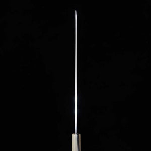  Yanagiba MIZUNO Tanrenjo Honyaki DX Aogami 2 com cabo Karin e bainha de magnólia (300mm)