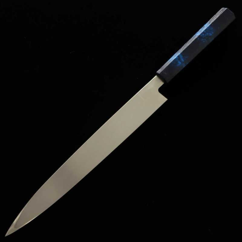 Sakai Takayuki Molybdenum Steel Nanairo Ultramarine Tortoiseshell Yanagiba (270/300mm)