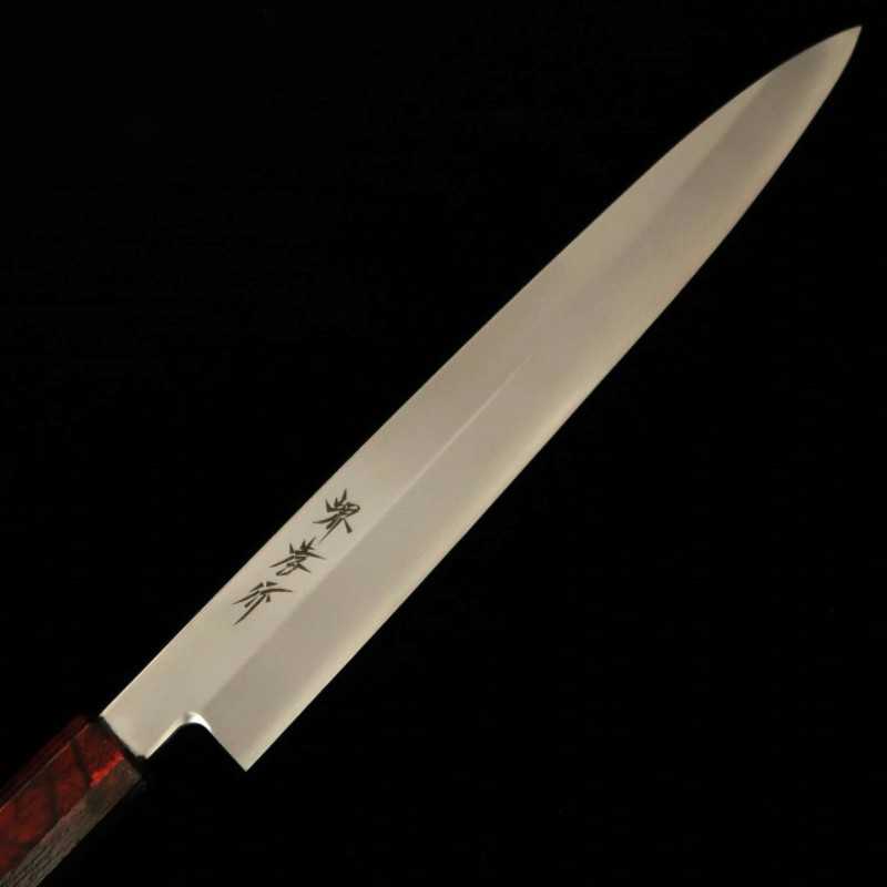 Sakai Takayuki Molybdenum Steel Nanairo Wine Tortoiseshell Yanagiba (270/300mm)