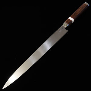 SAKAI TAKAYUKI, Série Shiden, Yanagiba, Gin-san n°3, manche en bois de fer (300 mm)