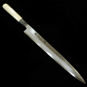 酔心 SUISIN Aogami Nº 2 Yanagiba Honkasumi Cabo octogonal de magnólia (240-300mm)