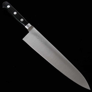 SUISIN yo-deba (déba occidental), acier au carbone japonais, manche en contreplaqué noir (210/240 mm)