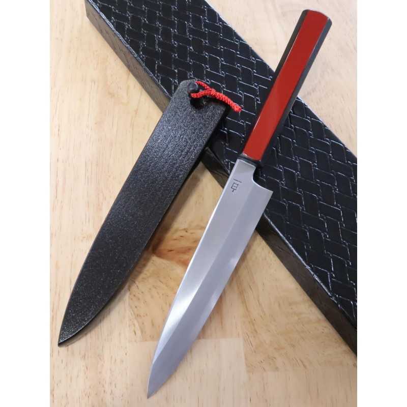 KAGEKIYO Petty White steel No. 1 Lacquer Red (150mm)