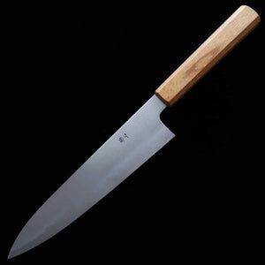 KAGEKIYO haut de gamme, acier blanc n°2, manche octogonal en cerisier, couteau japonais (210/240 mm)