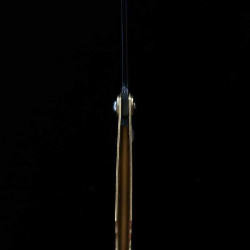 Nagao Kanekoma Seisakusho HIGONOKAMI 【Série dos Quatro Deuses】 Higonokami Aço Azul Composto Cabo de Latão Suzaku (72/90mm)