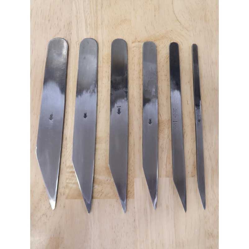 Cuchillo kiridashi pequeño, acero Ao-gami nº 2, para zurdos (6–24 mm)