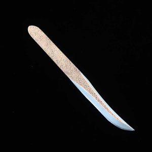 Kiridashi IKEUCHI Aogami acabamento em cobre martelado (70mm)
