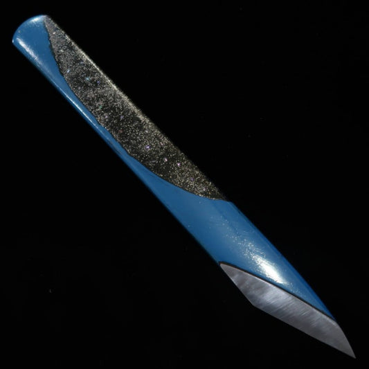 兼工房 切り出し小刀 ～大いなる青の海～ 24mm