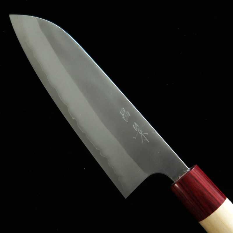 Masakage MASAKAGE Yuki santoku aço branco #2, cabo em magnólia (170 mm)