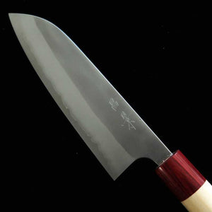 Masakage MASAKAGE Yuki santoku aço branco #2, cabo em magnólia (170 mm)