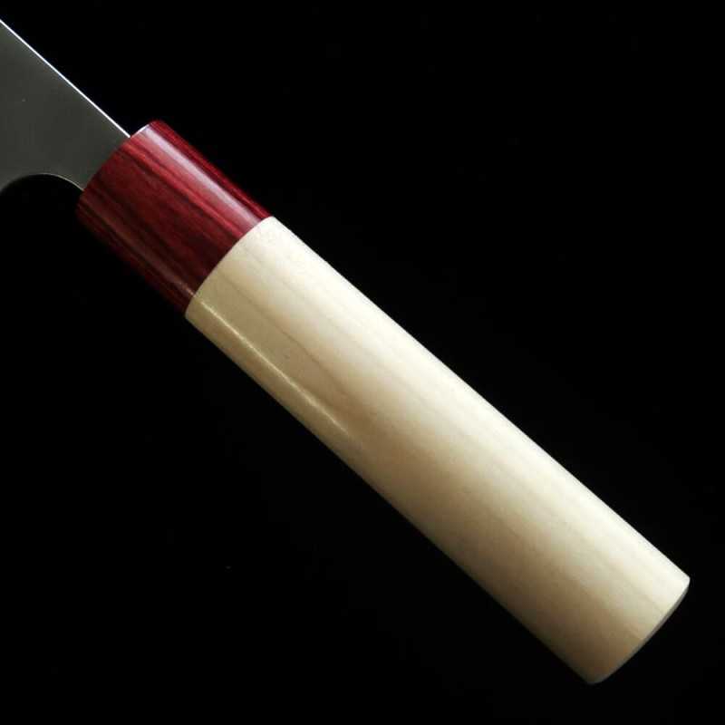 Masakage MASAKAGE Yuki santoku aço branco #2, cabo em magnólia (170 mm)