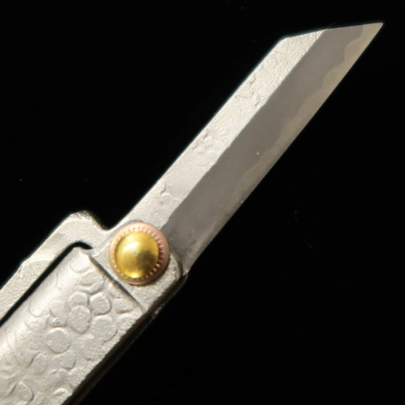 Tomita Higo knife forged hammered (42mm)