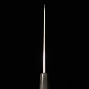 MIURA Itadaki Miura Cho Tanaka Giichi Hoja blanca nº2 Petty, acabado shinogi, mango octogonal de ébano (150 mm)