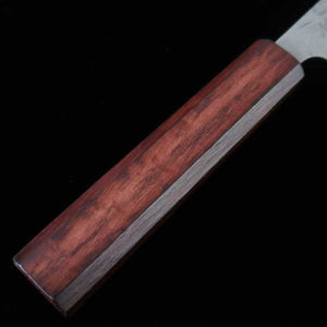 MIURA Acier inoxydable SLD finition satinée, couteau Nakiri, manche octogonal en chêne pourpre (165 mm)