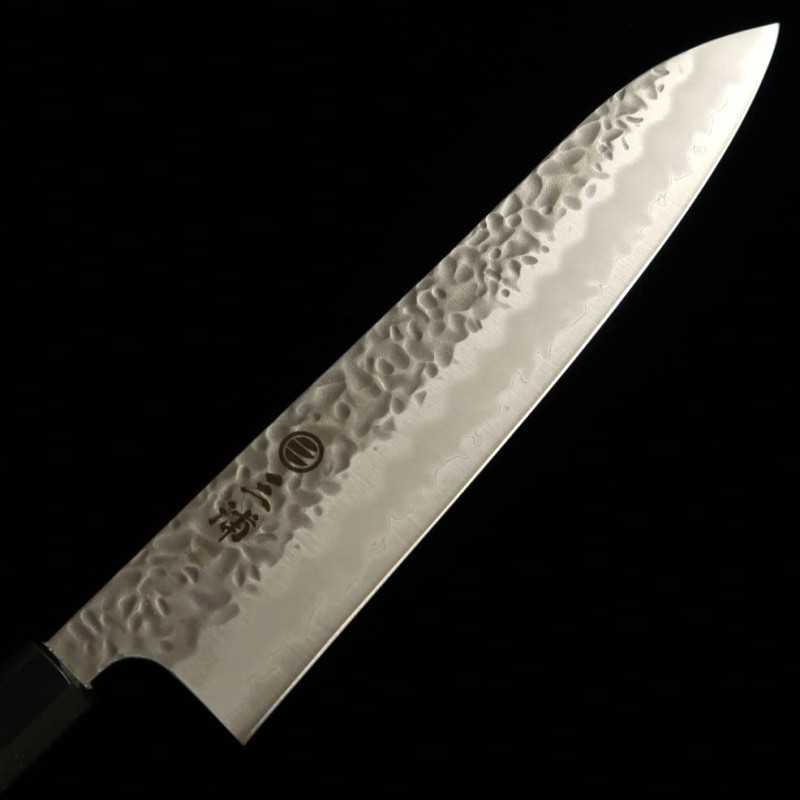Gyuto MIURA Shirogami nº 1 martelada com cabo octogonal de magnólia (240mm)