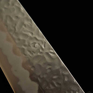 Gyuto MIURA Shirogami nº 1 martelada com cabo octogonal de magnólia (240mm)