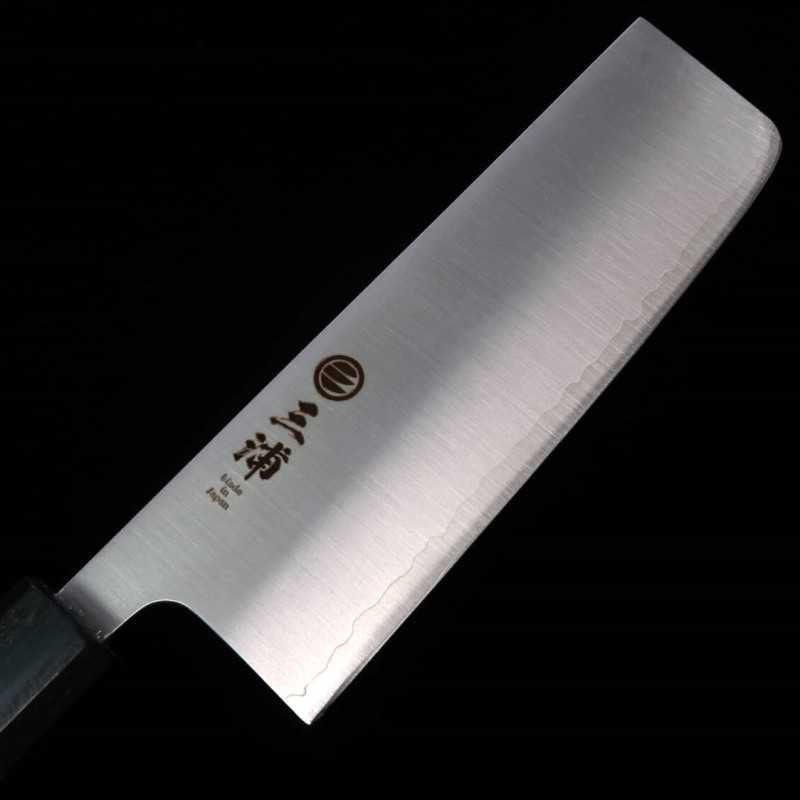 MIURA Nakiri SUS440C Indigo Handle (165mm)